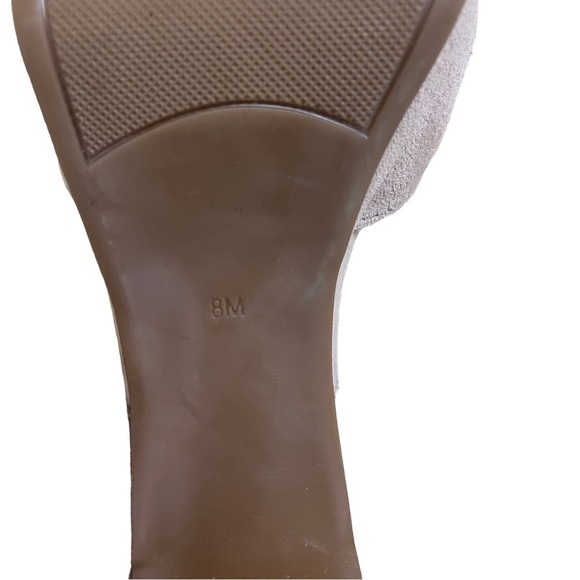 MARC Fisher Suede Taupe Platform Sandals Size 8 - Picture 8 of 9